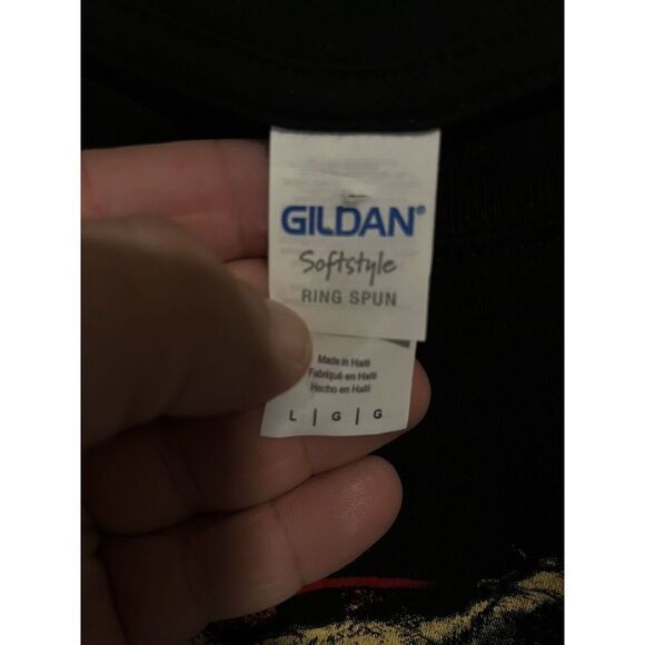 Redrum Shirt Mens Gildan Black Tee Short Sleeve Band Heavy Metal Rock Size Large - Picture 6 of 8